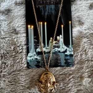 Melanie Martinez Portals Gold locket Necklace